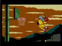 une photo d'Ã©cran de Basketball Nightmare sur Sega Master System